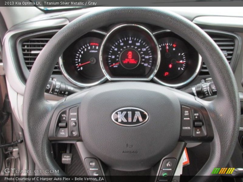 Titanium Silver Metallic / Gray 2013 Kia Optima LX