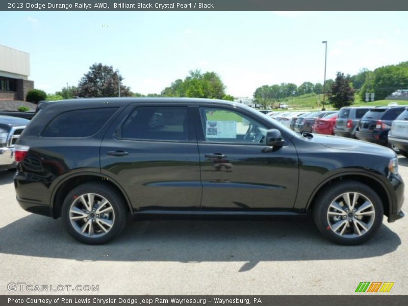 Brilliant Black Crystal Pearl / Black 2013 Dodge Durango Rallye AWD