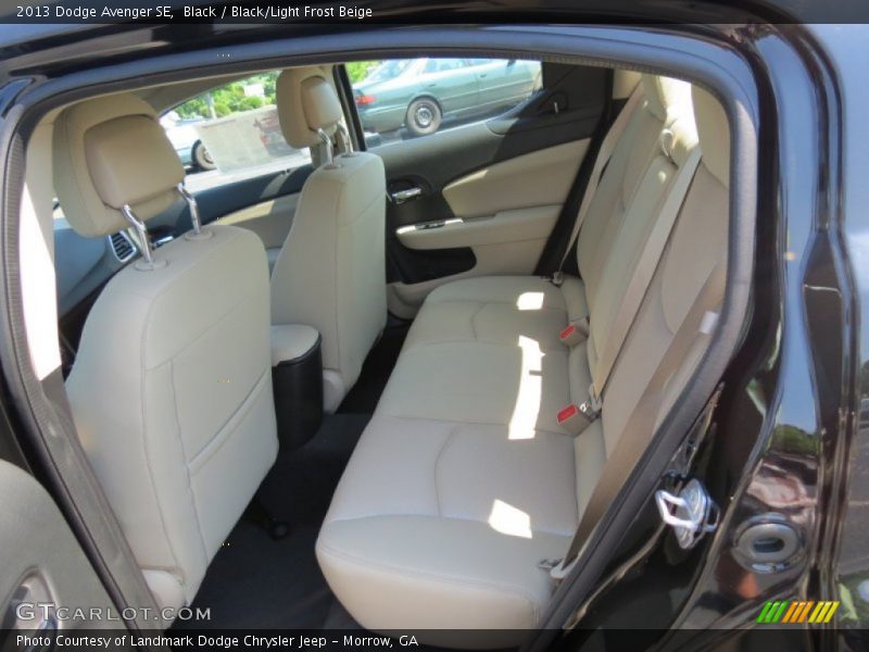 Black / Black/Light Frost Beige 2013 Dodge Avenger SE