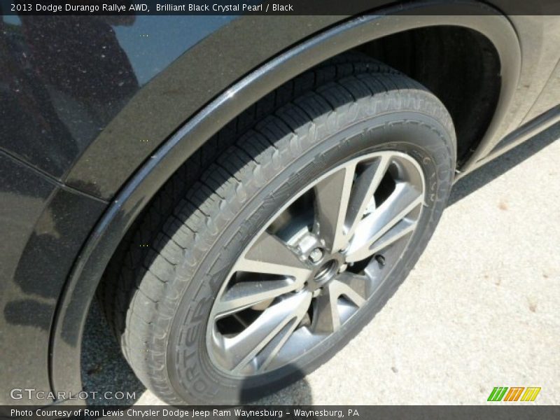 Brilliant Black Crystal Pearl / Black 2013 Dodge Durango Rallye AWD