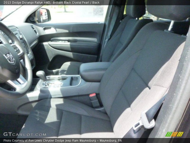 Brilliant Black Crystal Pearl / Black 2013 Dodge Durango Rallye AWD