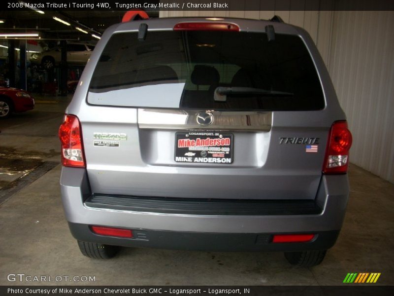 Tungsten Gray Metallic / Charcoal Black 2008 Mazda Tribute i Touring 4WD