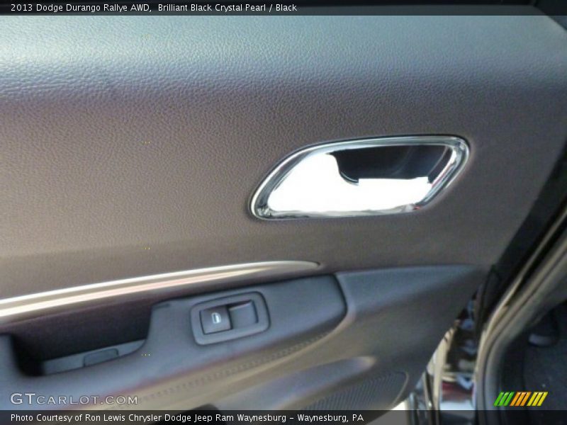 Brilliant Black Crystal Pearl / Black 2013 Dodge Durango Rallye AWD