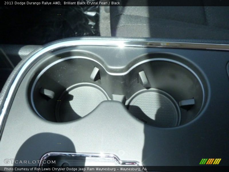 Brilliant Black Crystal Pearl / Black 2013 Dodge Durango Rallye AWD