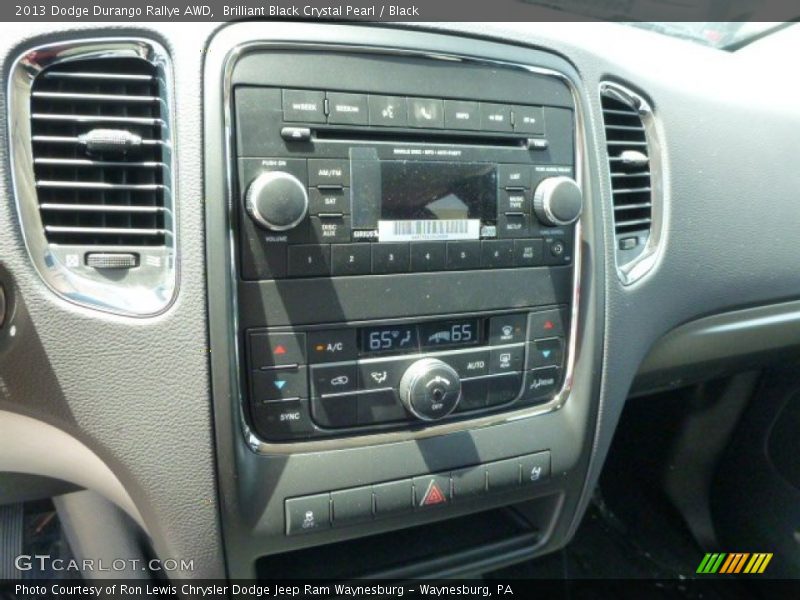Brilliant Black Crystal Pearl / Black 2013 Dodge Durango Rallye AWD