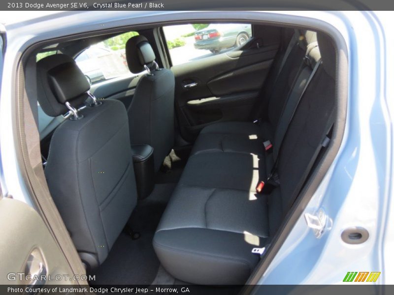Crystal Blue Pearl / Black 2013 Dodge Avenger SE V6
