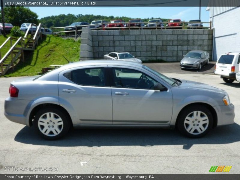 Billet Silver Metallic / Black 2013 Dodge Avenger SE