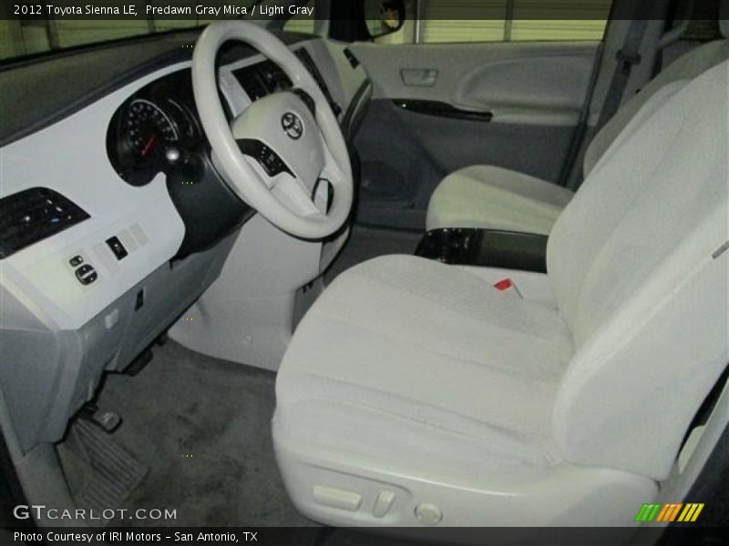 Predawn Gray Mica / Light Gray 2012 Toyota Sienna LE