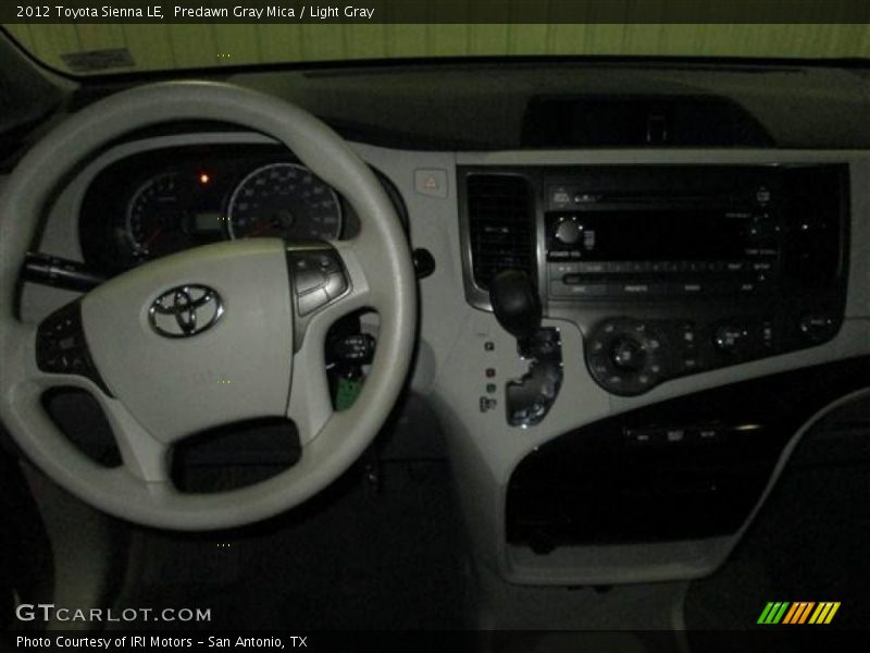 Predawn Gray Mica / Light Gray 2012 Toyota Sienna LE