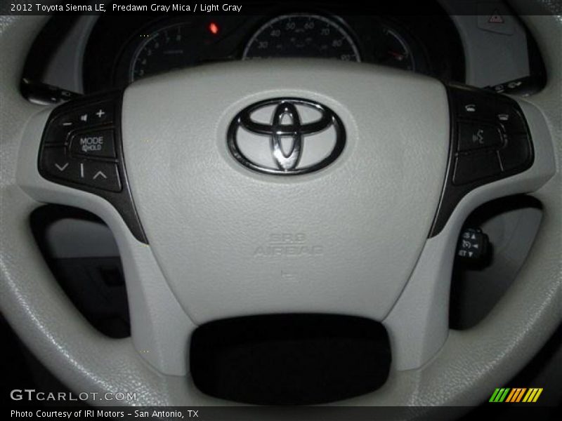 Predawn Gray Mica / Light Gray 2012 Toyota Sienna LE