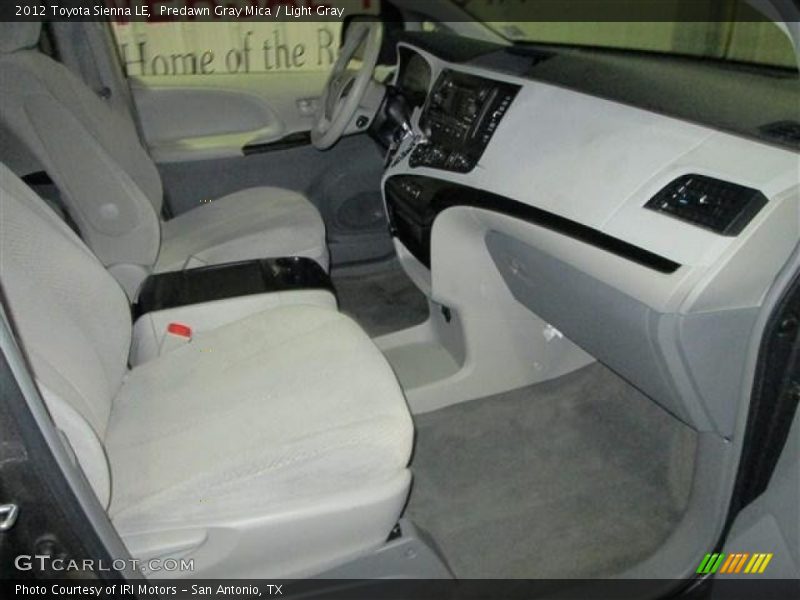 Predawn Gray Mica / Light Gray 2012 Toyota Sienna LE