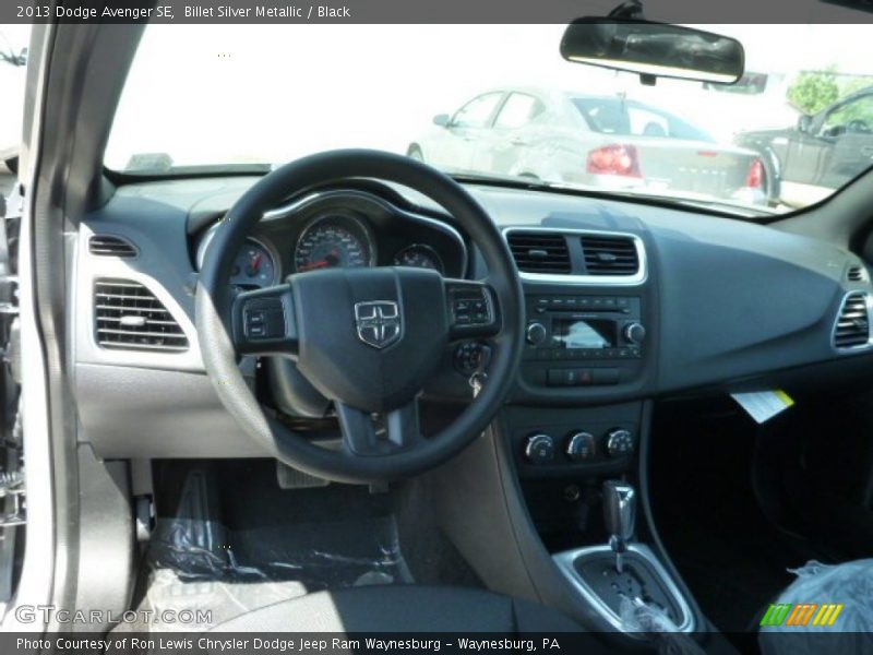 Billet Silver Metallic / Black 2013 Dodge Avenger SE