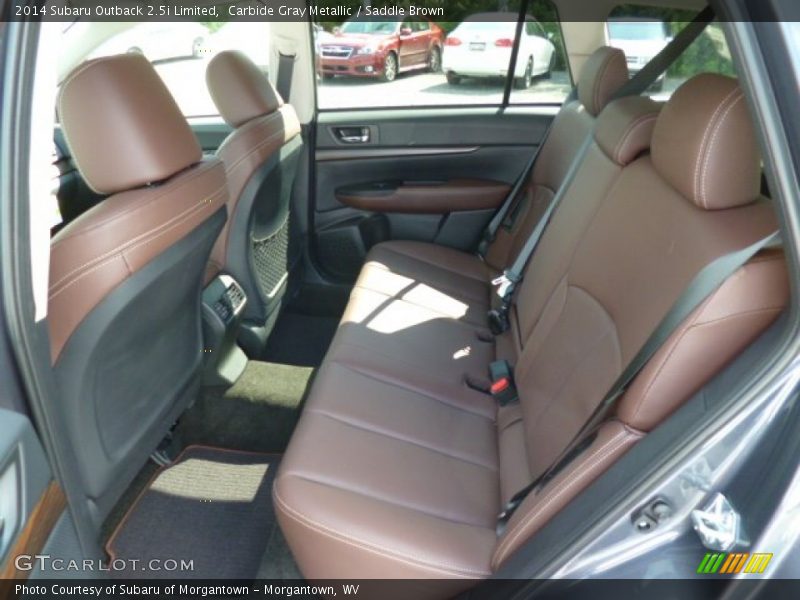Rear Seat of 2014 Outback 2.5i Limited