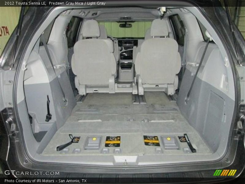 Predawn Gray Mica / Light Gray 2012 Toyota Sienna LE