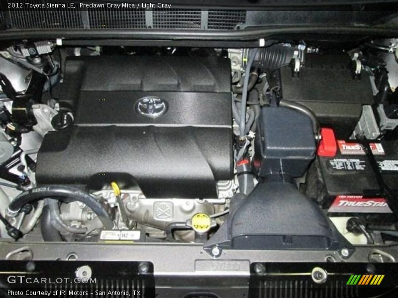 Predawn Gray Mica / Light Gray 2012 Toyota Sienna LE