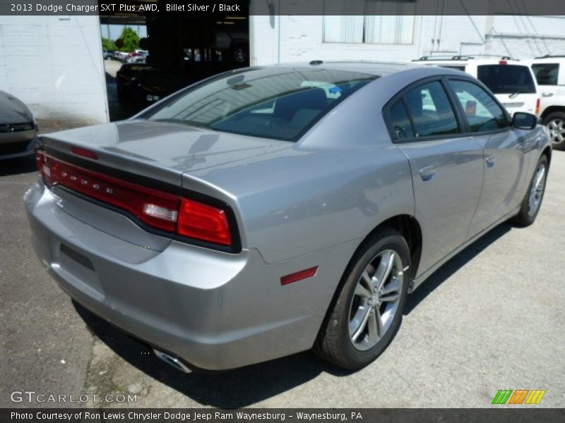 Billet Silver / Black 2013 Dodge Charger SXT Plus AWD