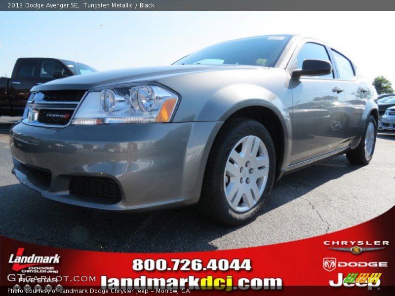 Tungsten Metallic / Black 2013 Dodge Avenger SE