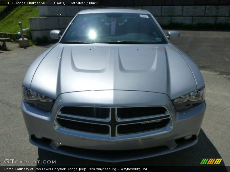 Billet Silver / Black 2013 Dodge Charger SXT Plus AWD