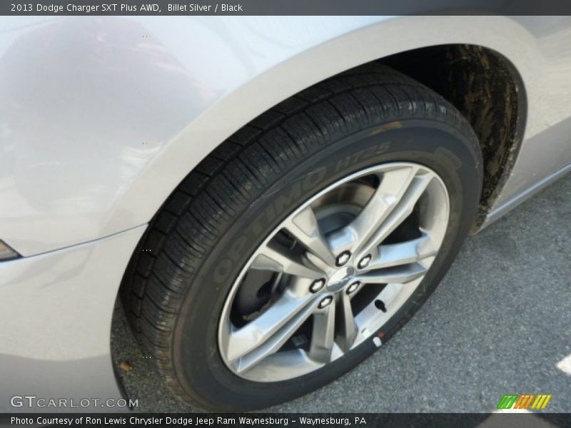Billet Silver / Black 2013 Dodge Charger SXT Plus AWD