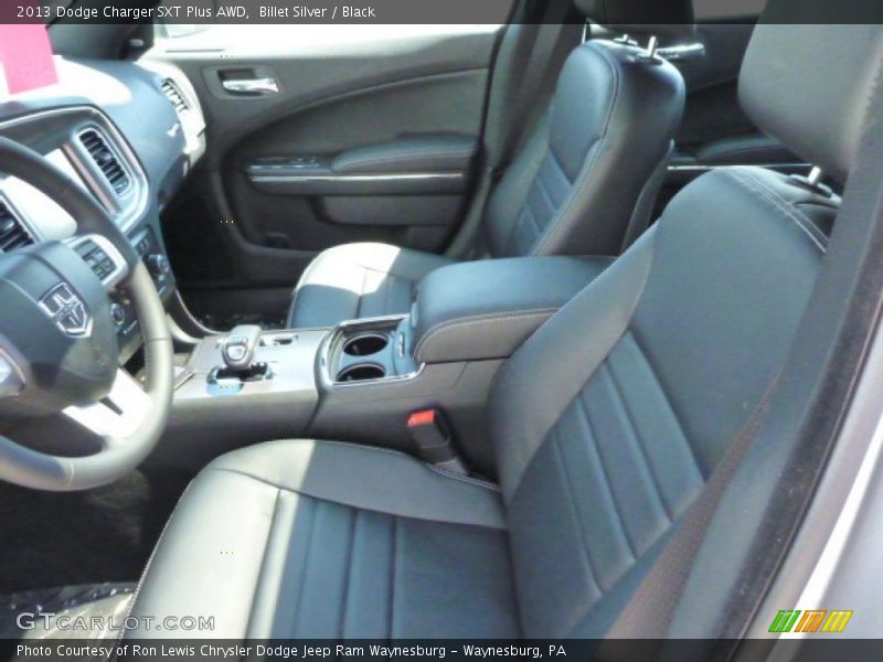 Billet Silver / Black 2013 Dodge Charger SXT Plus AWD