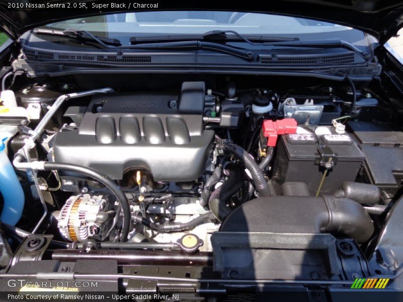 Super Black / Charcoal 2010 Nissan Sentra 2.0 SR