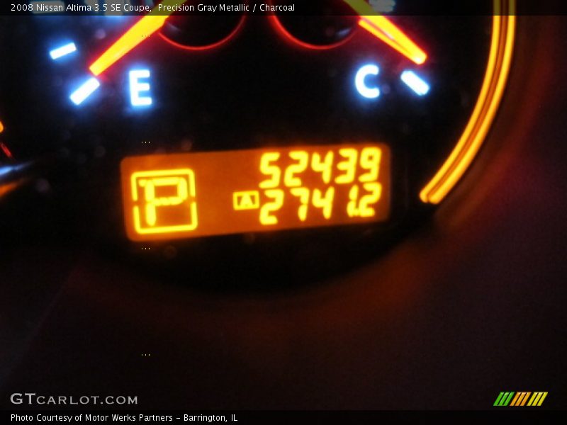 Precision Gray Metallic / Charcoal 2008 Nissan Altima 3.5 SE Coupe
