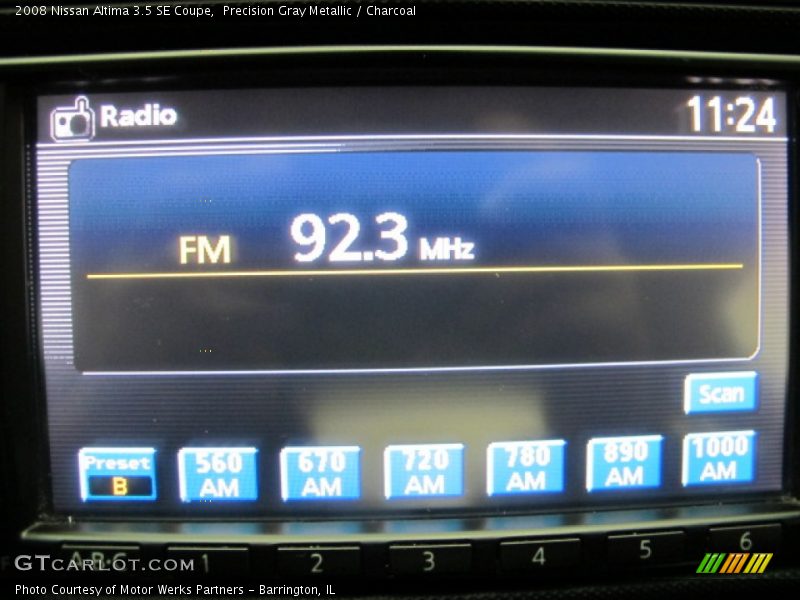 Precision Gray Metallic / Charcoal 2008 Nissan Altima 3.5 SE Coupe