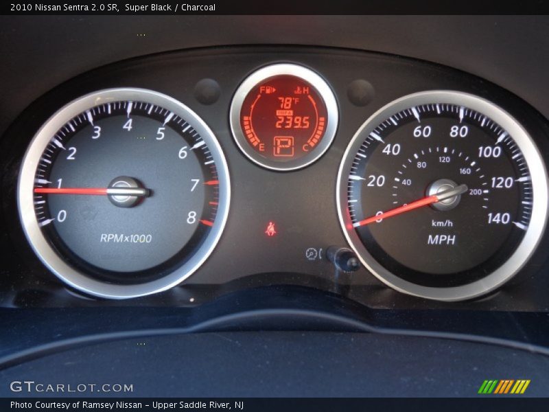 Super Black / Charcoal 2010 Nissan Sentra 2.0 SR