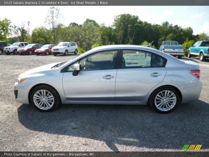 Ice Silver Metallic / Black 2013 Subaru Impreza 2.0i Limited 4 Door