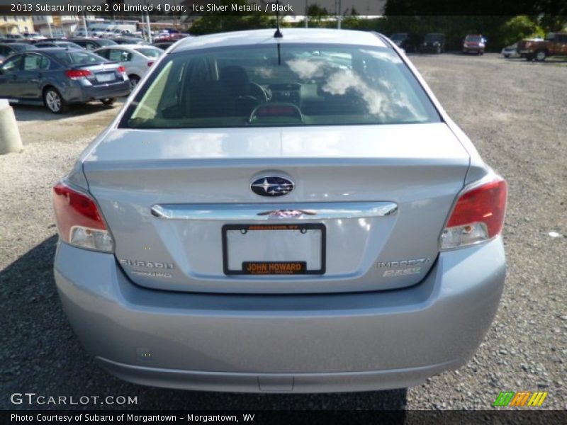 Ice Silver Metallic / Black 2013 Subaru Impreza 2.0i Limited 4 Door