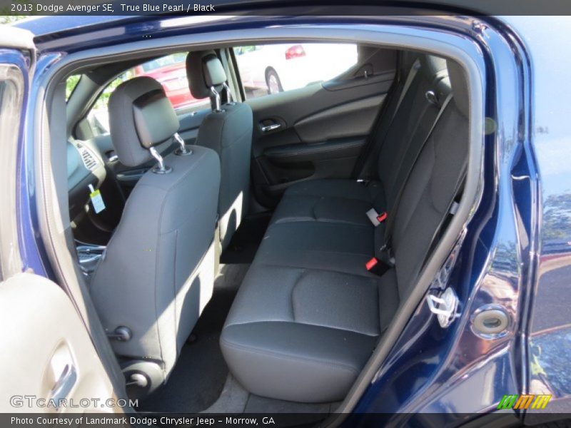 True Blue Pearl / Black 2013 Dodge Avenger SE