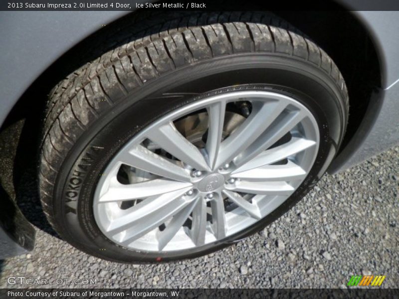 Ice Silver Metallic / Black 2013 Subaru Impreza 2.0i Limited 4 Door