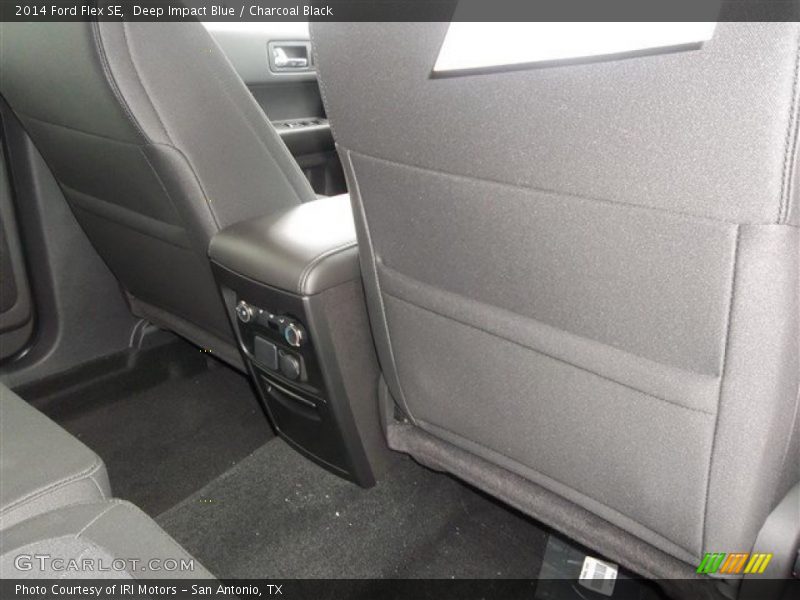 Deep Impact Blue / Charcoal Black 2014 Ford Flex SE