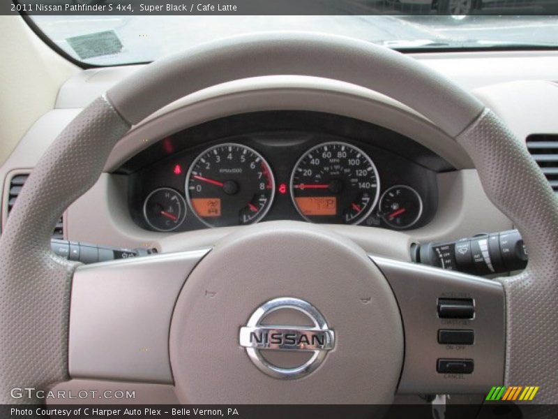 Super Black / Cafe Latte 2011 Nissan Pathfinder S 4x4