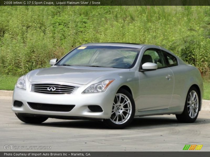 Front 3/4 View of 2008 G 37 S Sport Coupe