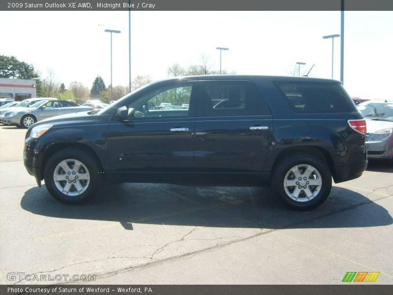 Midnight Blue / Gray 2009 Saturn Outlook XE AWD