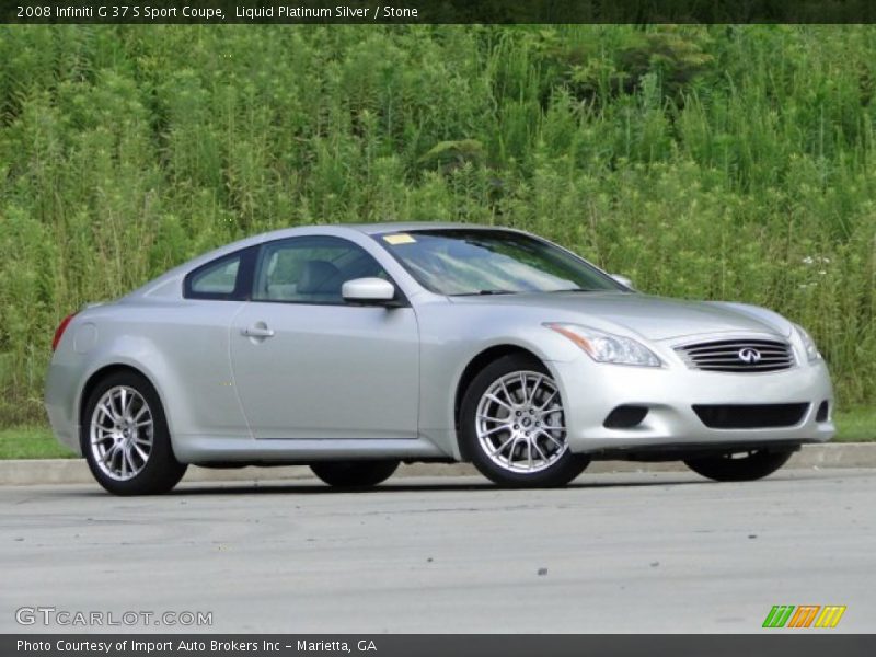 Front 3/4 View of 2008 G 37 S Sport Coupe