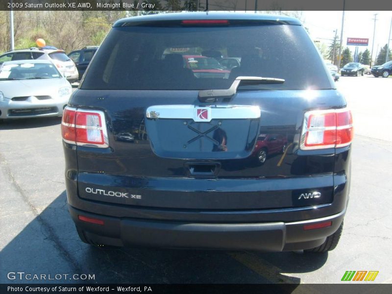 Midnight Blue / Gray 2009 Saturn Outlook XE AWD