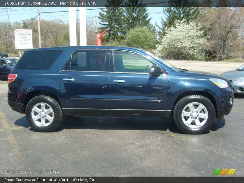 Midnight Blue / Gray 2009 Saturn Outlook XE AWD