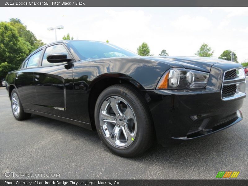 Pitch Black / Black 2013 Dodge Charger SE