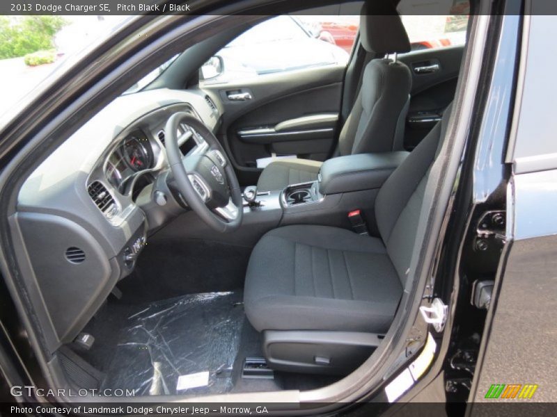Pitch Black / Black 2013 Dodge Charger SE