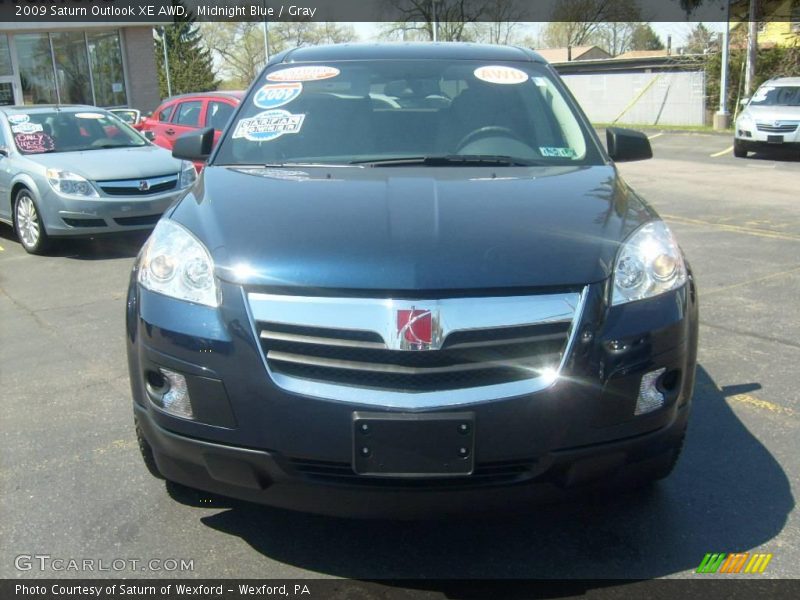 Midnight Blue / Gray 2009 Saturn Outlook XE AWD