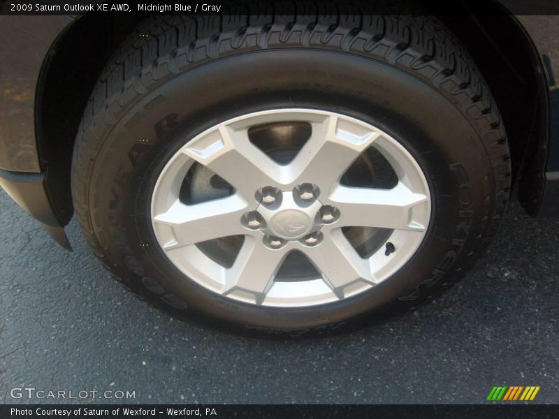 Midnight Blue / Gray 2009 Saturn Outlook XE AWD