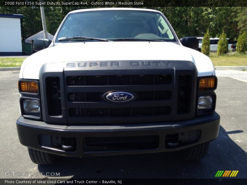 Oxford White / Medium Stone 2008 Ford F350 Super Duty XL SuperCab 4x4