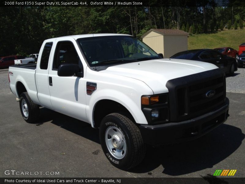 Oxford White / Medium Stone 2008 Ford F350 Super Duty XL SuperCab 4x4