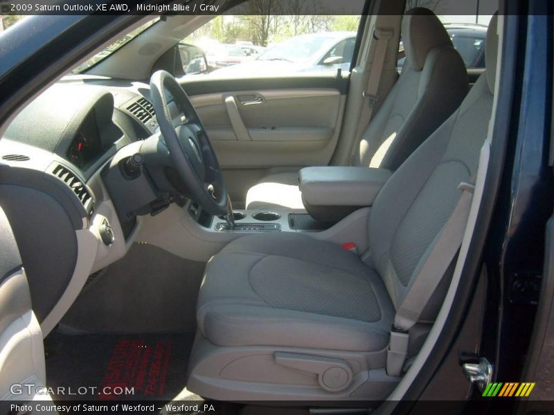 Midnight Blue / Gray 2009 Saturn Outlook XE AWD