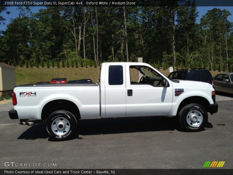 Oxford White / Medium Stone 2008 Ford F350 Super Duty XL SuperCab 4x4