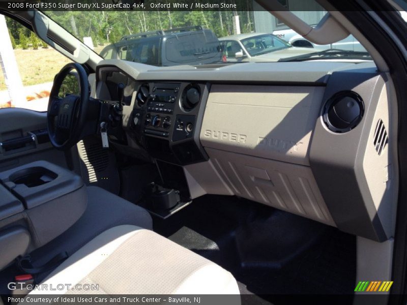 Oxford White / Medium Stone 2008 Ford F350 Super Duty XL SuperCab 4x4