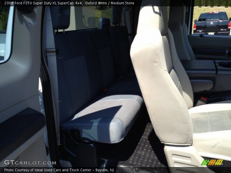 Oxford White / Medium Stone 2008 Ford F350 Super Duty XL SuperCab 4x4