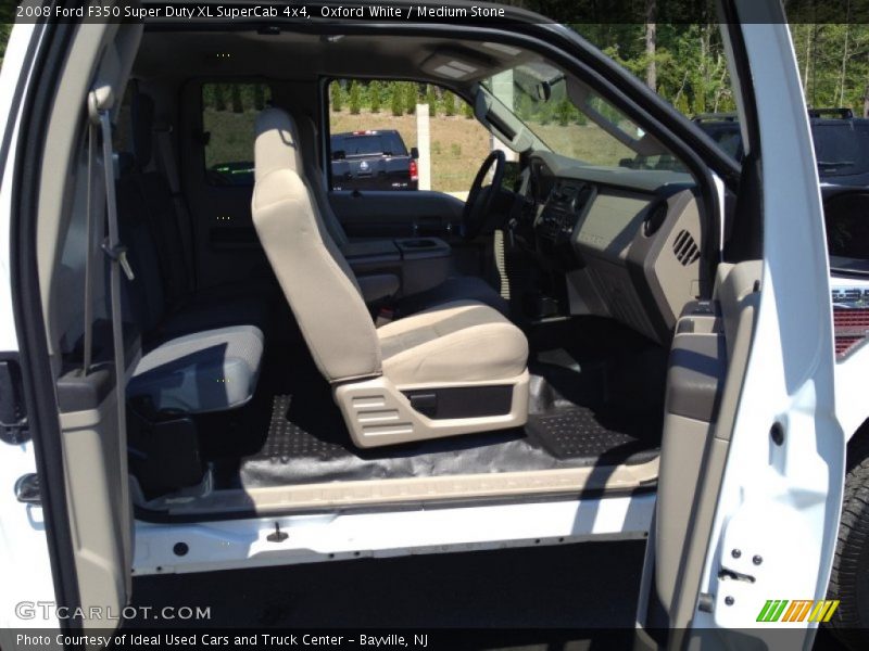 Oxford White / Medium Stone 2008 Ford F350 Super Duty XL SuperCab 4x4